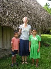 Becky Zarger in Santa Cruz Village